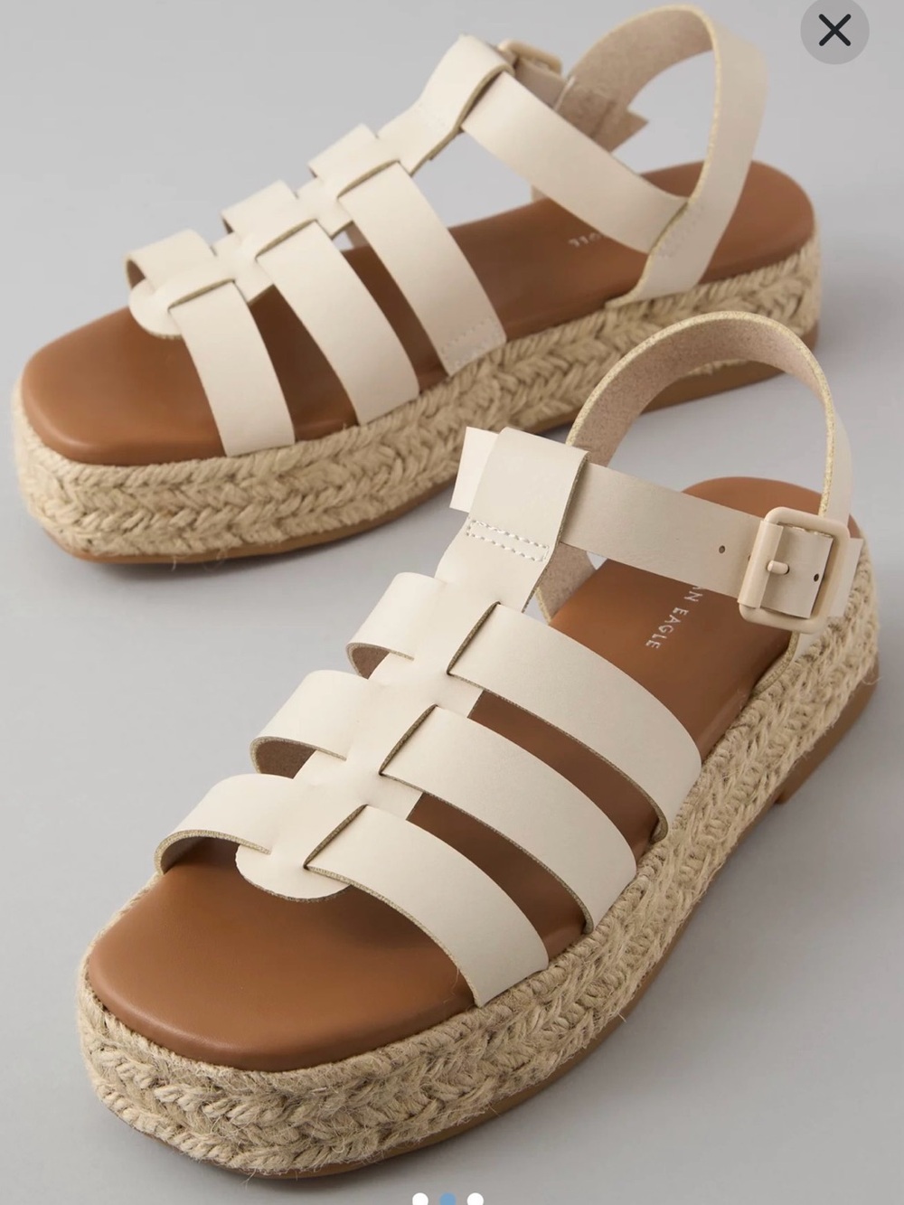 AE Vegan Leather Fisherman Platform Sandal